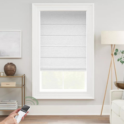 Motorized Roman Shades