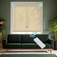 Motorized Shades with Valance