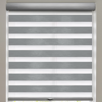 No-Drill Zebra Shades