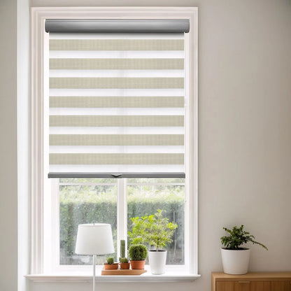 A203 Forest No Drill Light Filtering Zebra Shades