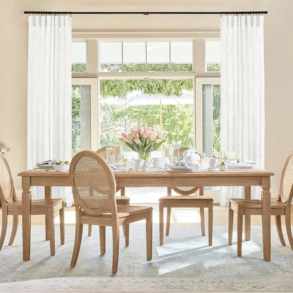 White Palm Leaf Pattern