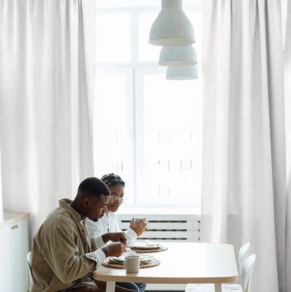 White Palm Leaf Pattern