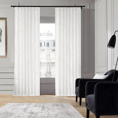 White Palm Leaf Pattern