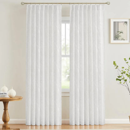 White Palm Leaf Pattern