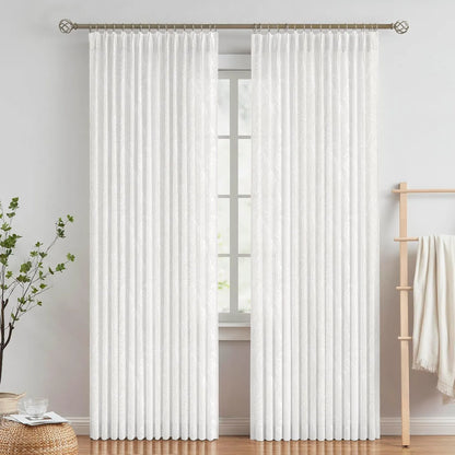 White Palm Leaf Pattern