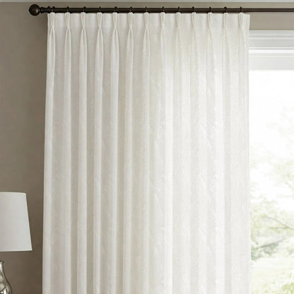 White Palm Leaf Pattern