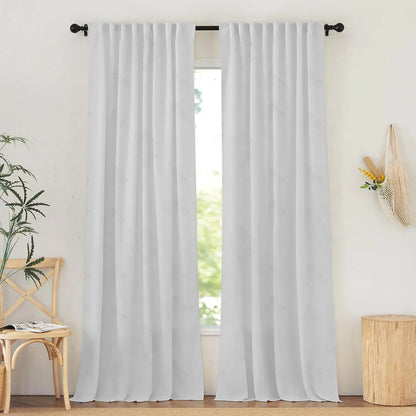 White Lakeside View Pattern