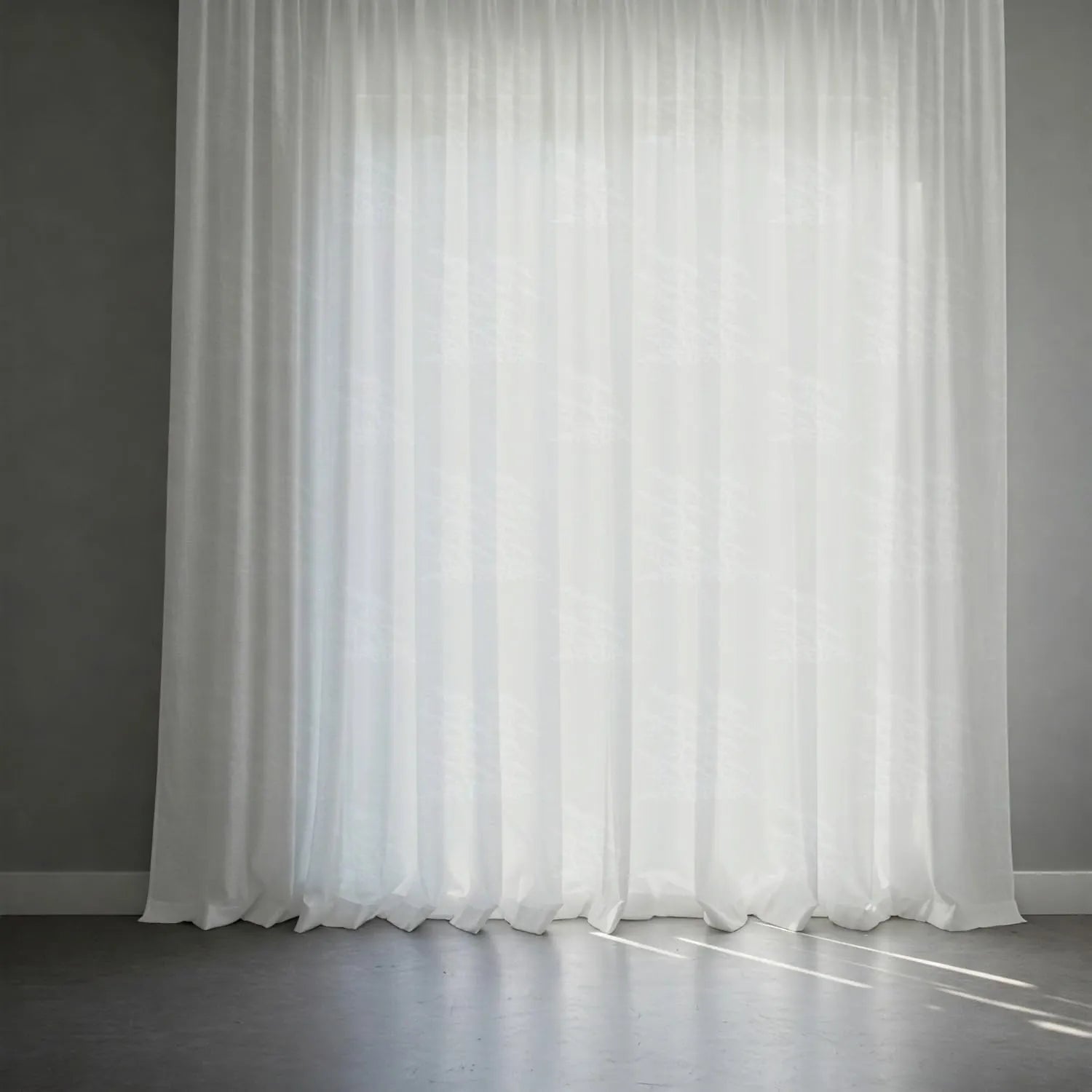 White Lakeside View Pattern