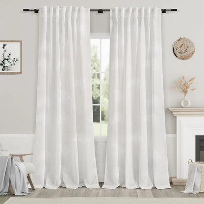 White Coconut Leaf Pattern