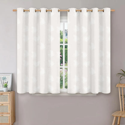 White Coconut Leaf Pattern