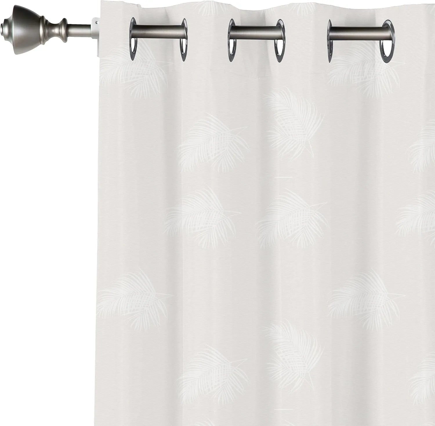 White Coconut Leaf Pattern