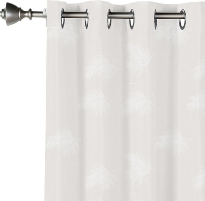 White Coconut Leaf Pattern