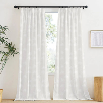 White Coconut Leaf Pattern