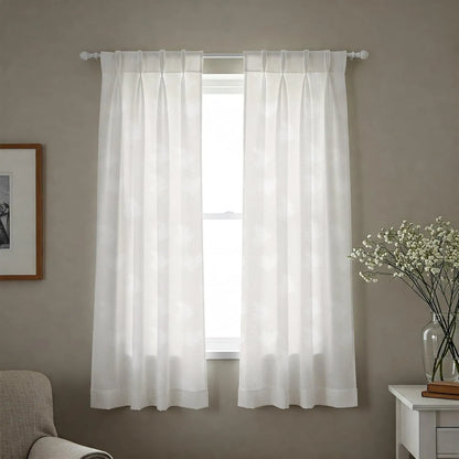 White Coconut Leaf Pattern