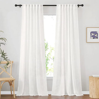 White Vertical Striped