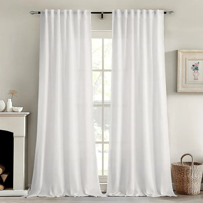 White Vertical Striped