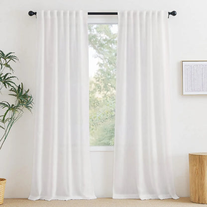 White Vertical Striped