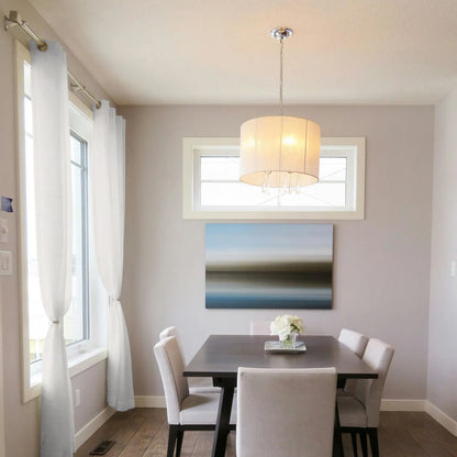 White Vertical Striped