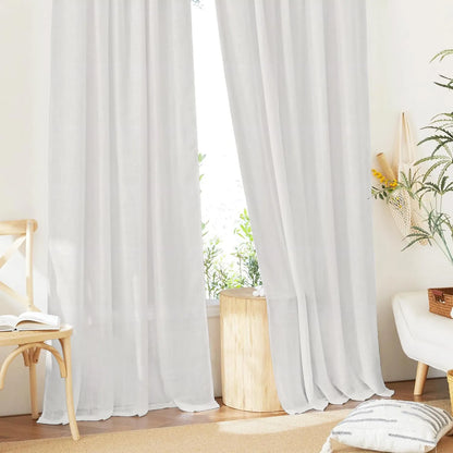 White Vertical Striped