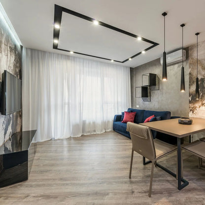 White Vertical Striped