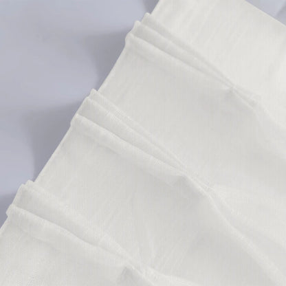 White Vertical Striped