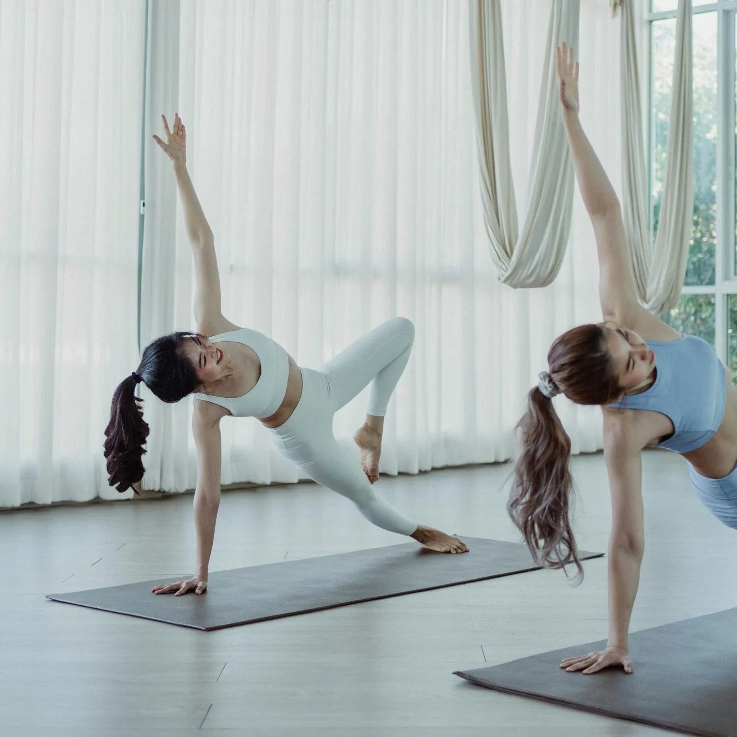 White Vertical Striped