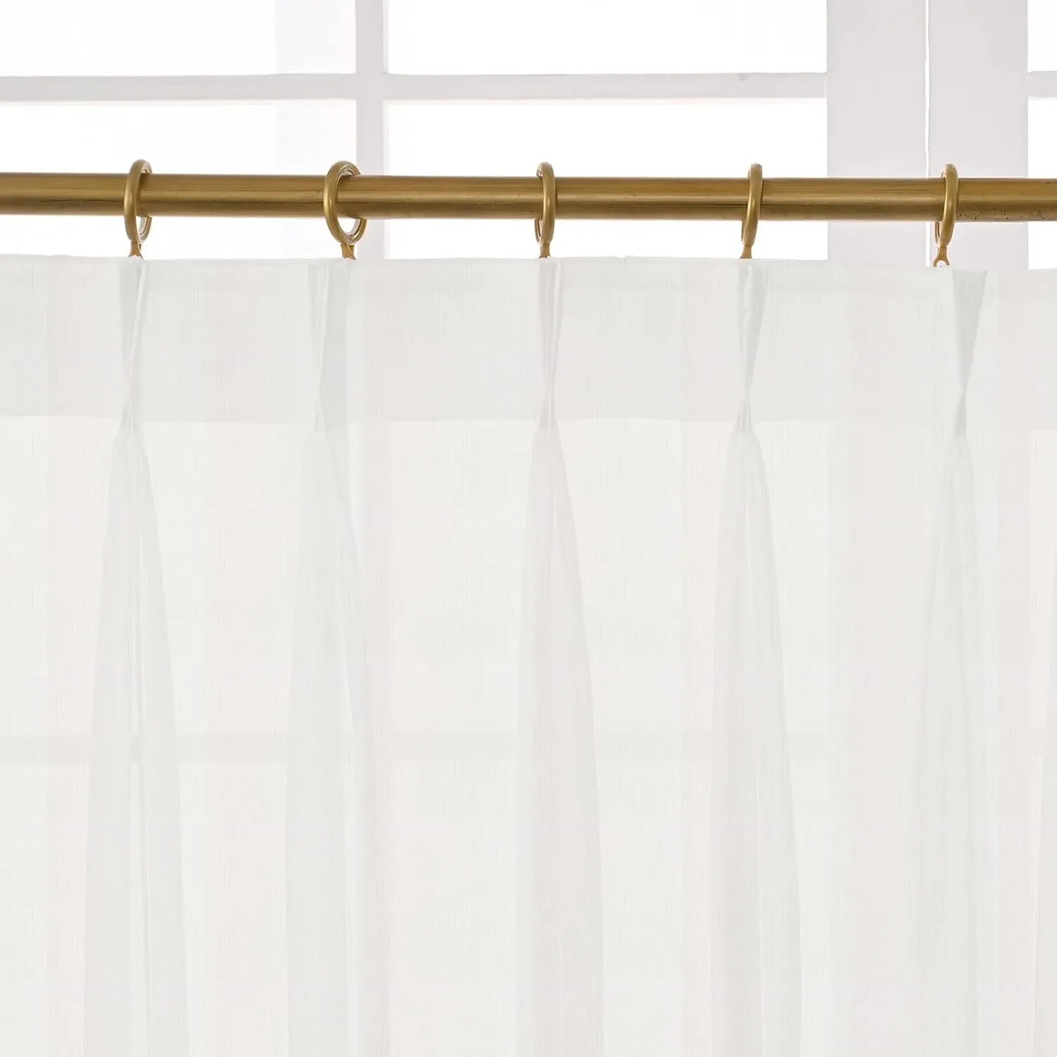 White Vertical Striped