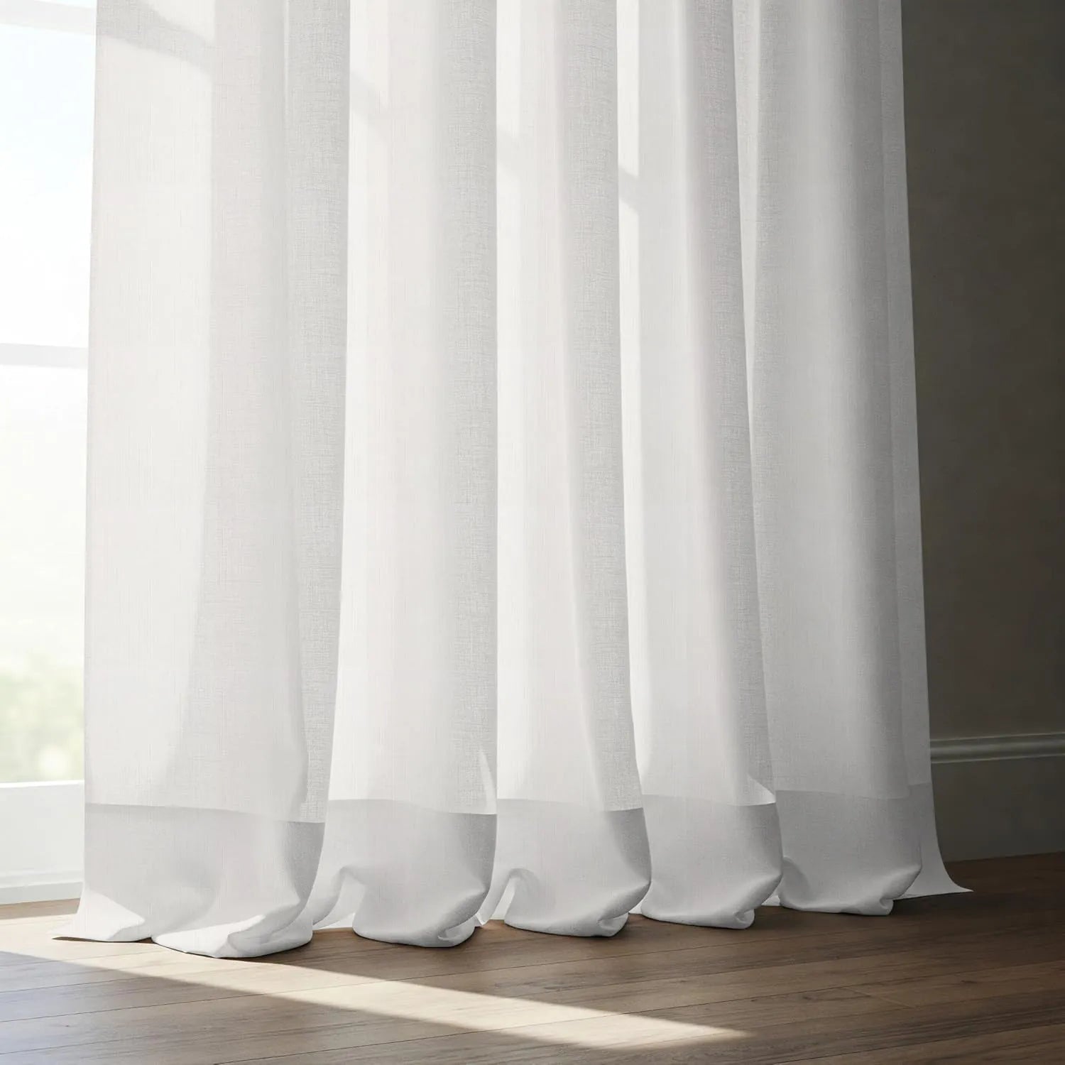 White Vertical Striped