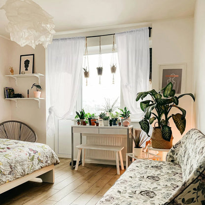 White Vertical Striped