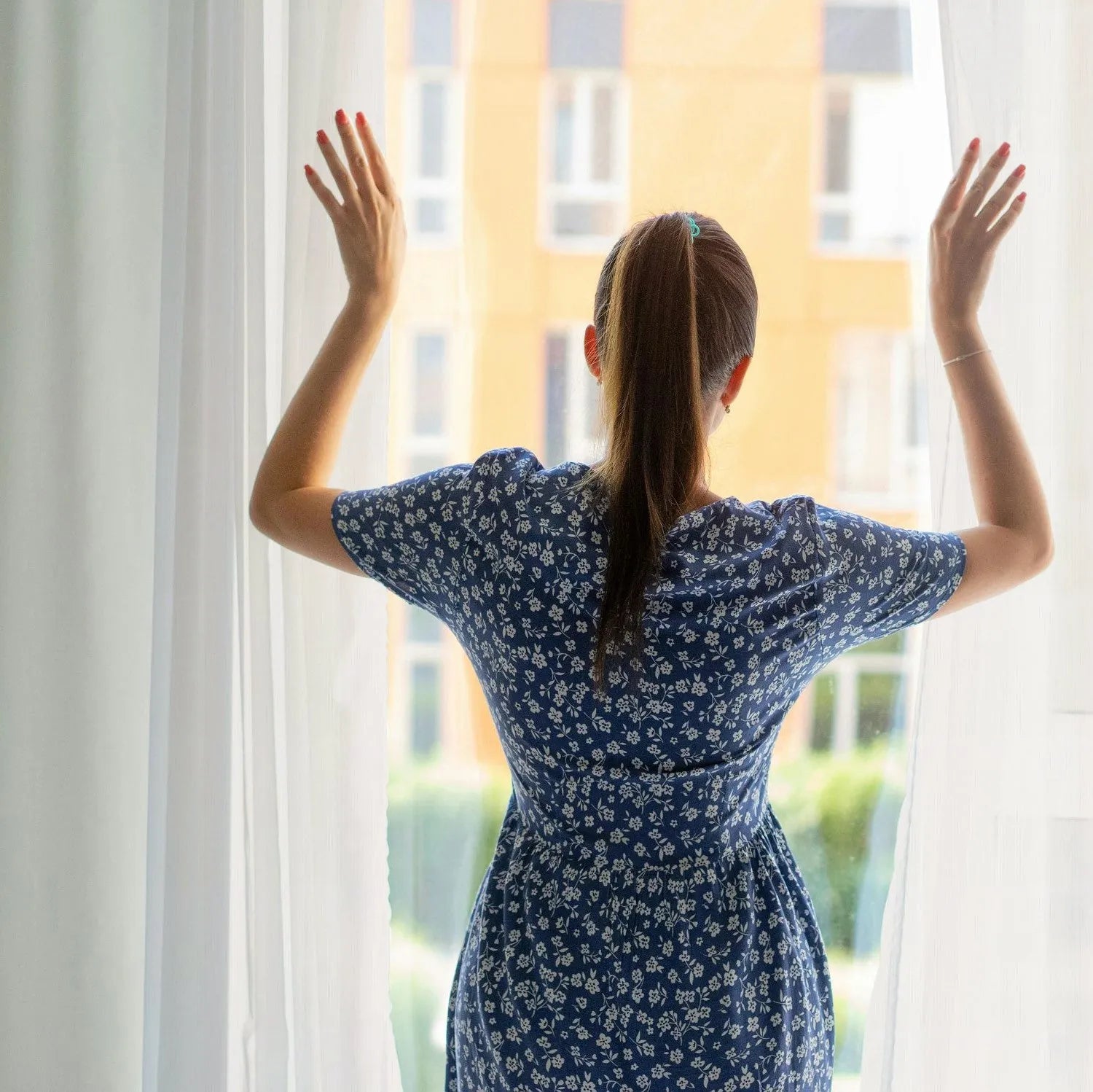 White Vertical Striped