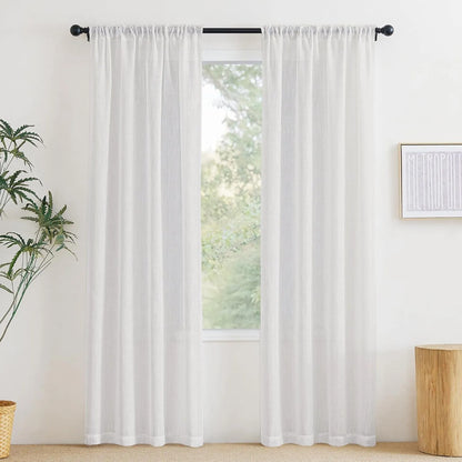 White Vertical Striped