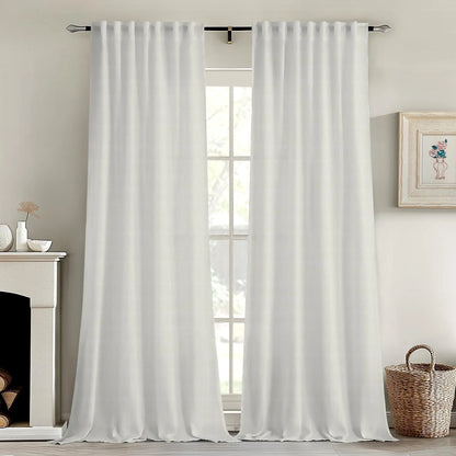 Off White Twill Striped