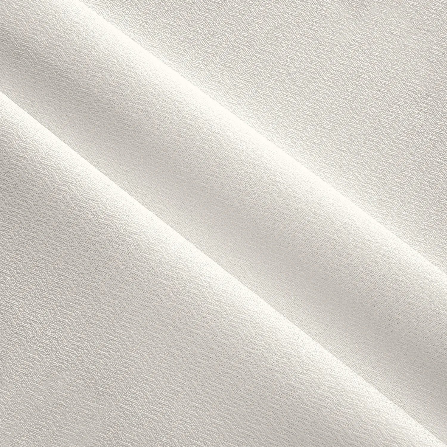 Off White Twill Striped