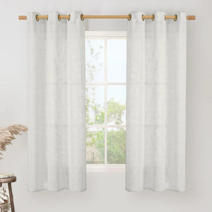 Off White Twill Striped