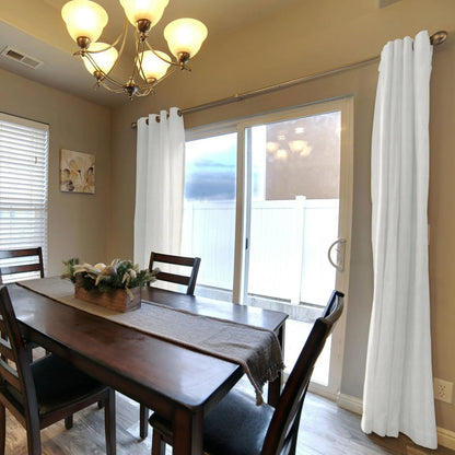 Off White Twill Striped