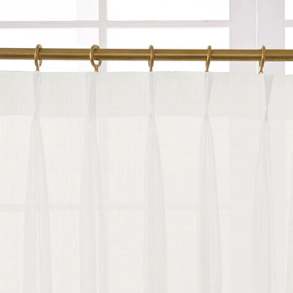 Off White Twill Striped