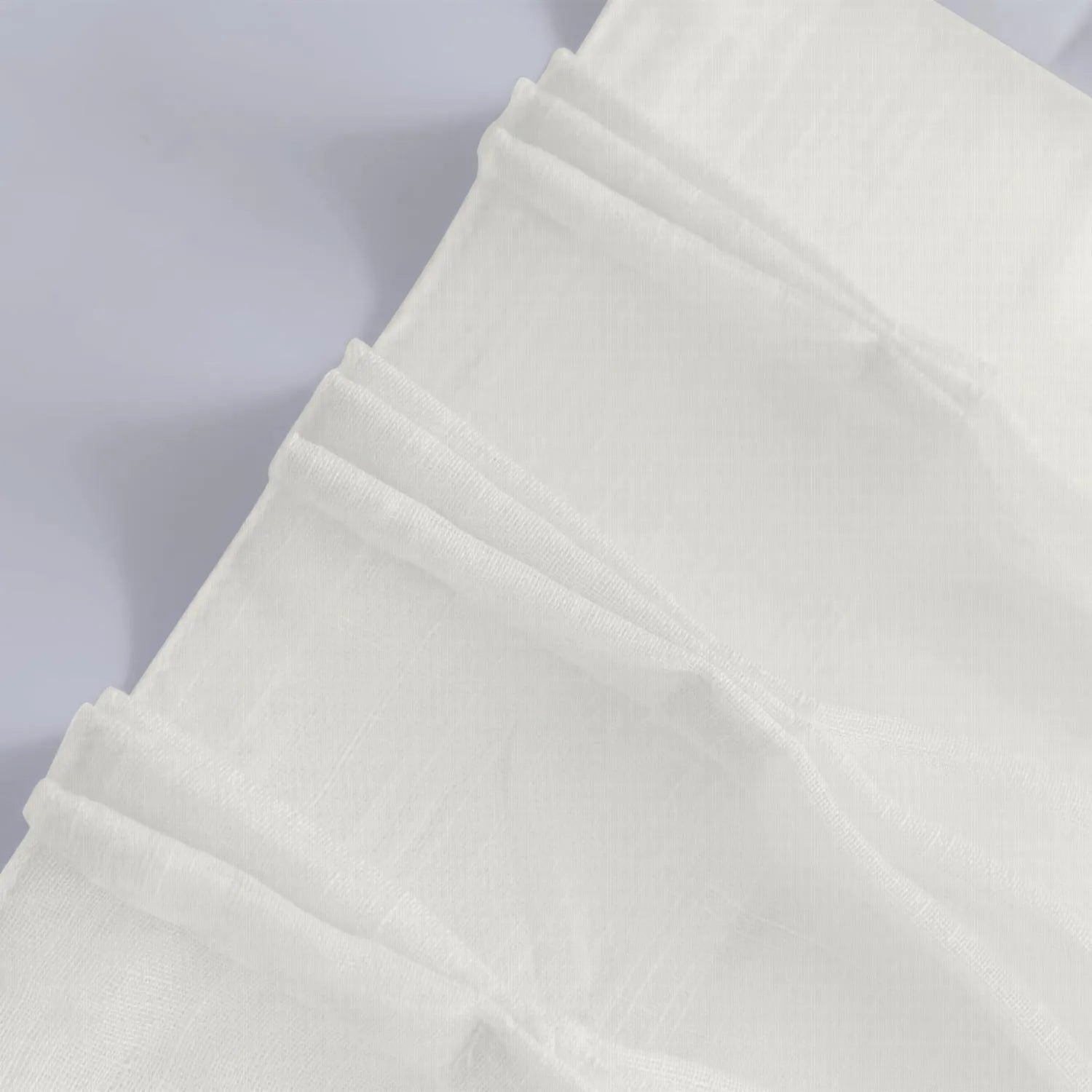 Off White Twill Striped