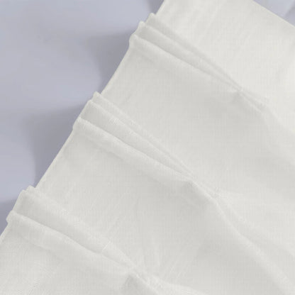 Off White Twill Striped