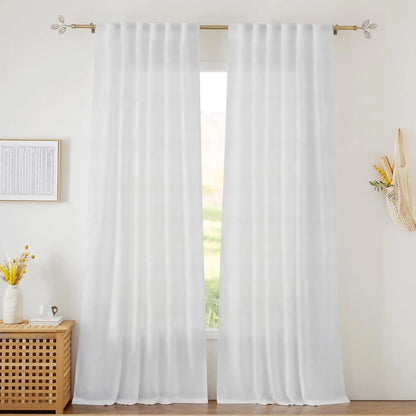 White Vertical Striped