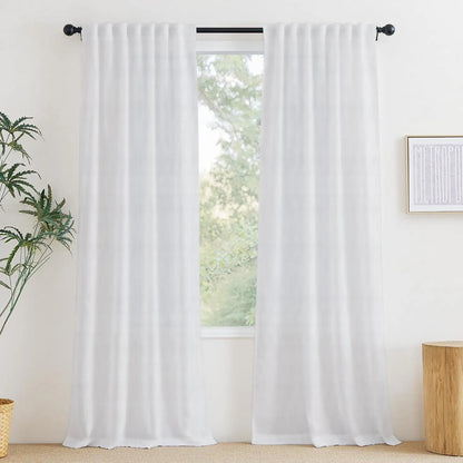 White Vertical Striped