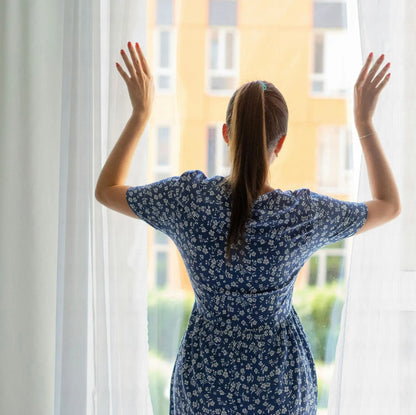 White Vertical Striped