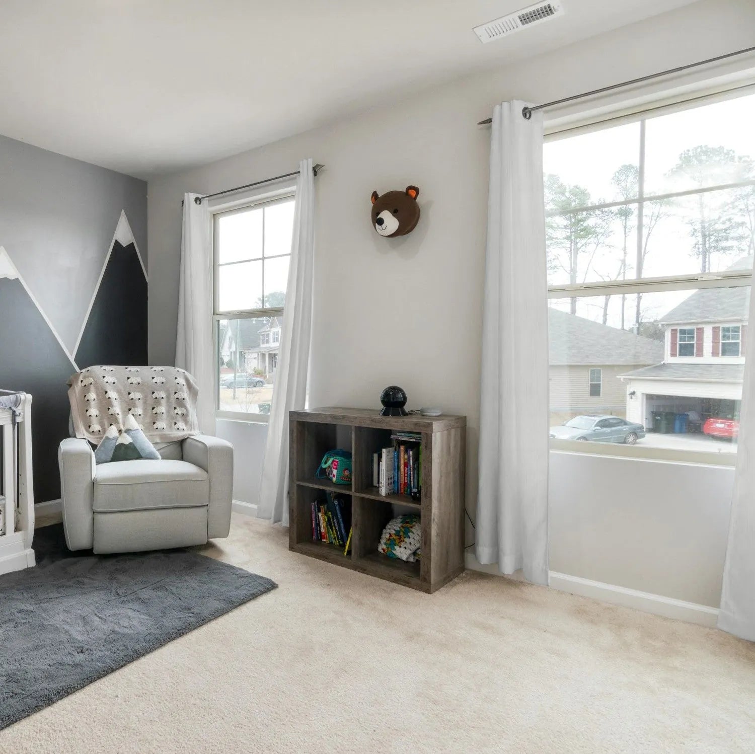 White Vertical Striped