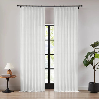White Vertical Striped