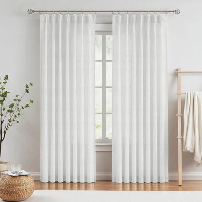 White Vertical Striped