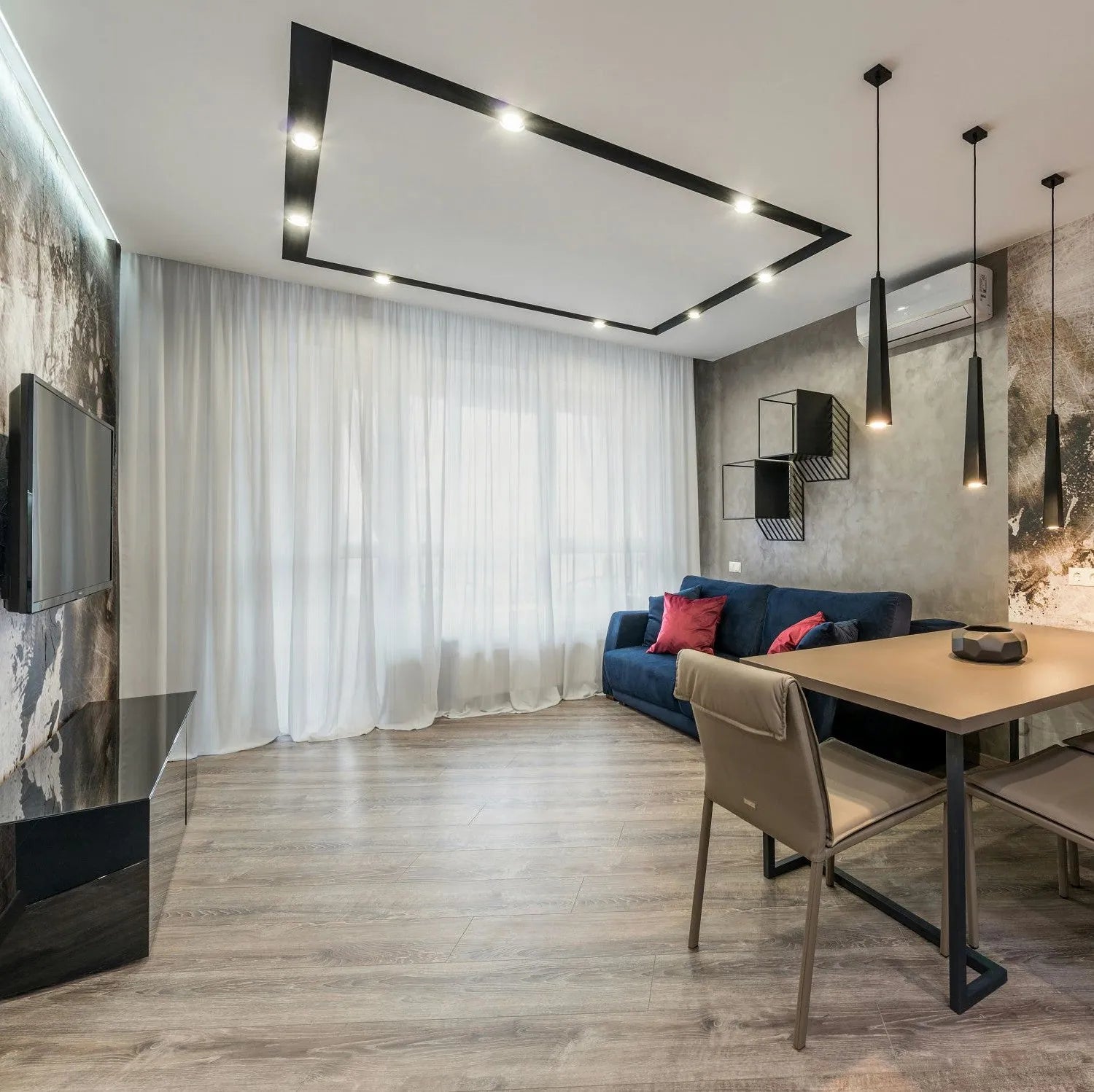 White Vertical Striped