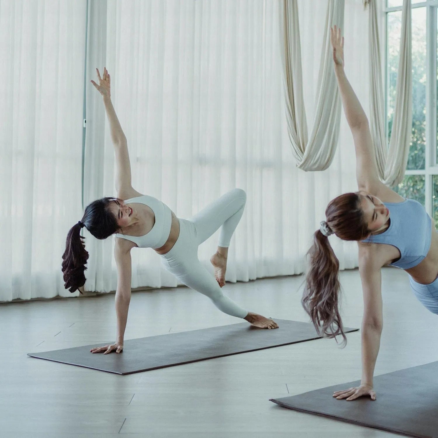 White Vertical Striped