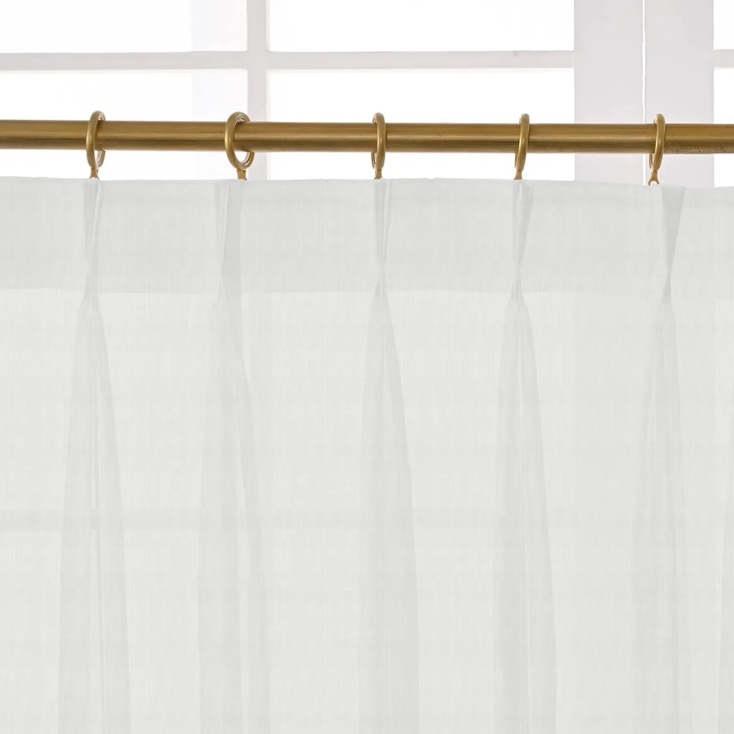 White Vertical Striped