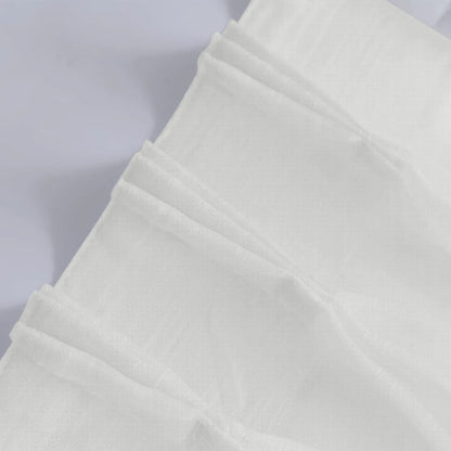 White Vertical Striped