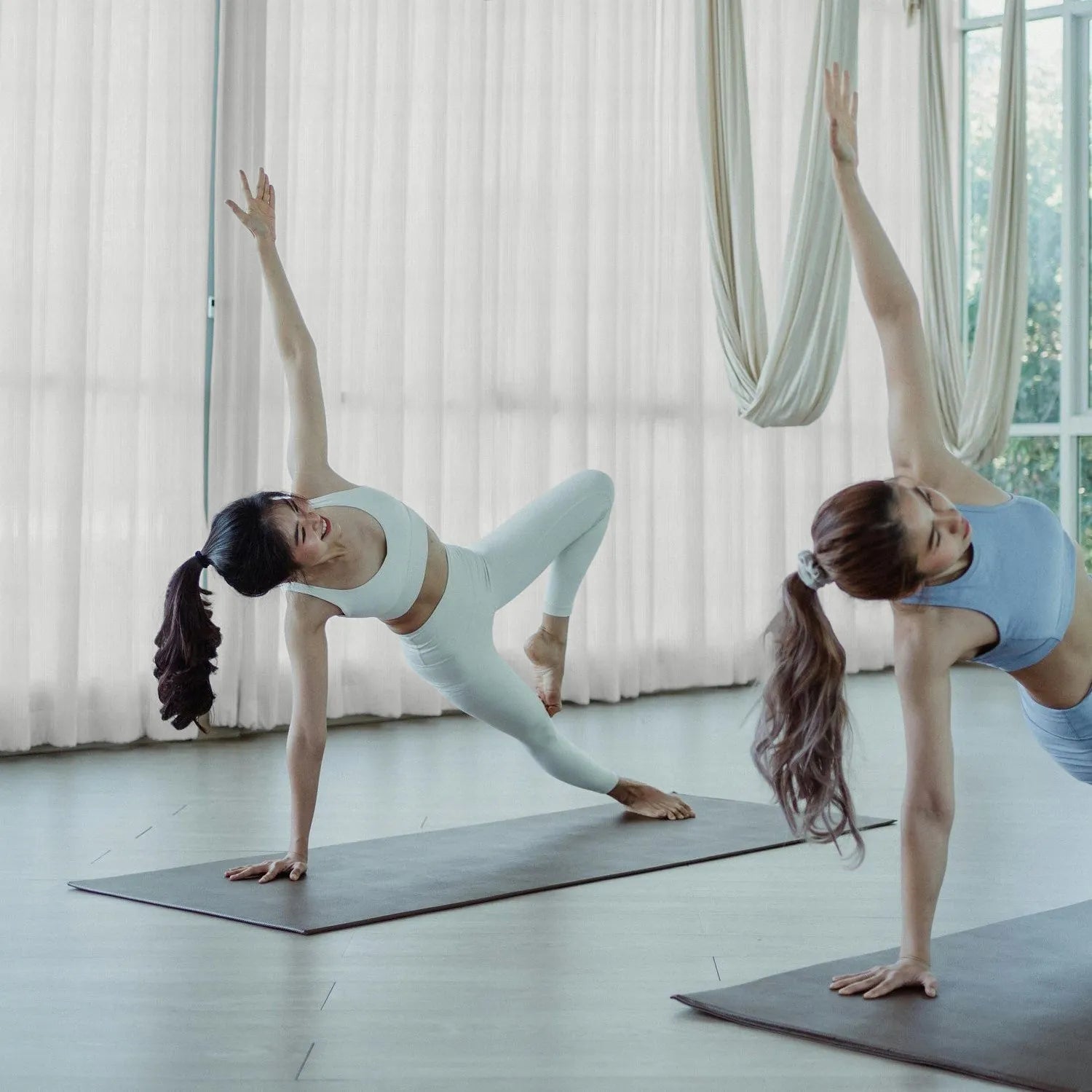 White Vertical Striped