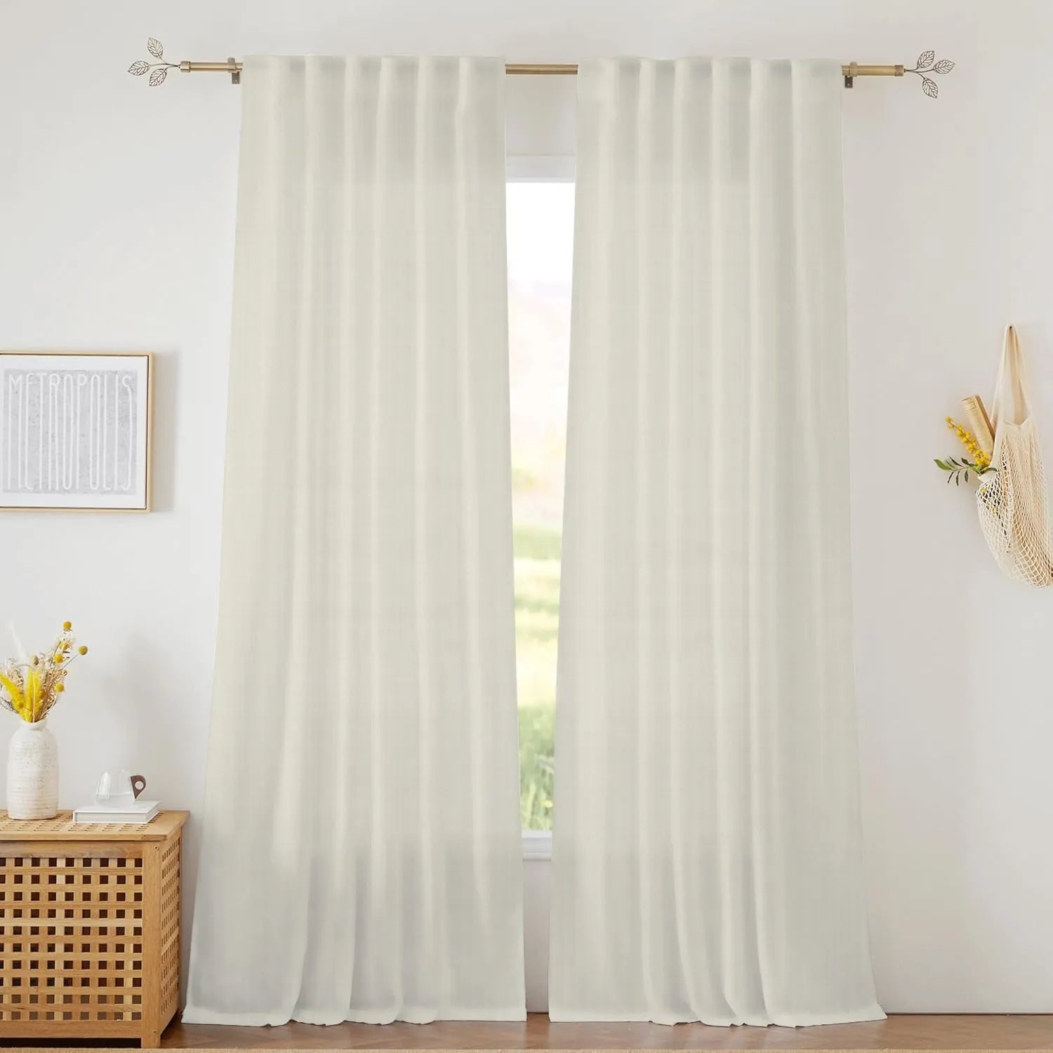 Ivory Feather Jacquard